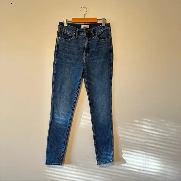 Madewell 10" High-Rise Skinny Jeans TENCEL™ Denim Edition Size 29 - Picture 6 of 15